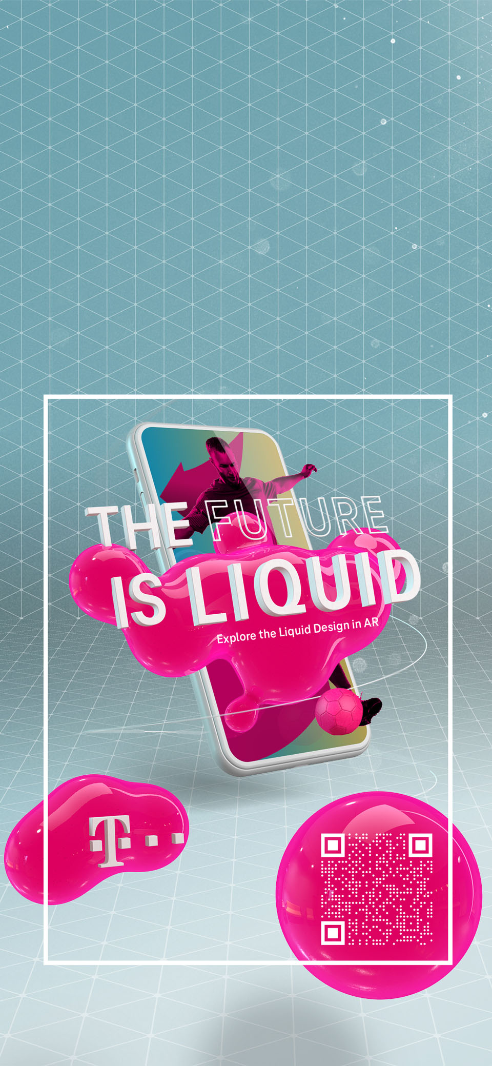 Mobile Telekom Liquid AR Design / Background image